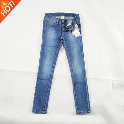 China New fashion girls kids jeans breathable hot selling casual ripped pants kids girls denim pants jeans for sale