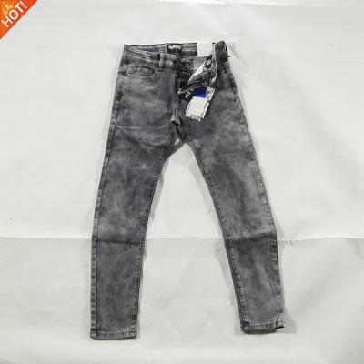 China Hot Selling Men's Medium Blue Solid Top Jean Breeches Casual Cotton Denim Picture Men's Gentleman Jean Pants OEM Breathable Custom Service for sale