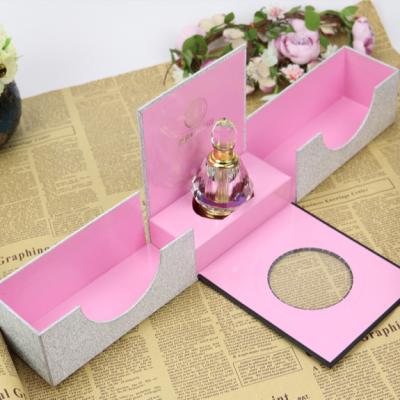 China Handmade Custom Double Door Paper Packaging Perfume Opening Gift Box for sale