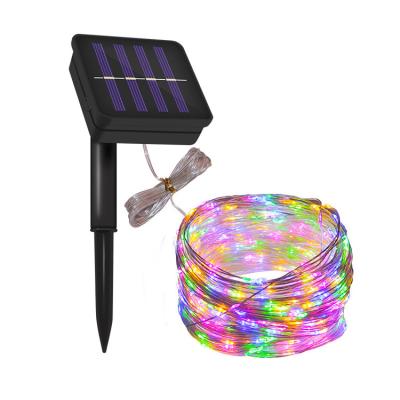 China Led String Lights Outdoor Decoration Color Led Solar String Lights Christmas Decoration Light For Party Holiday Wedding for sale