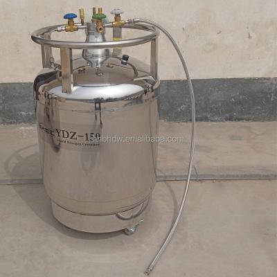 China Small Dewar YDZ175 Low Noise Level SUS304 Self-Pressurizing Liquid Nitrogen Storage for sale