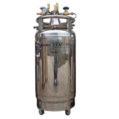 China Long Life and YDZ-50 Self-pressurized Liquid Nitrogen Tank for Cryogenic Dewar Vessel for sale