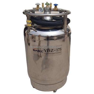 China 175/500l cryogenic self pressurized industrial freezing dispensing system liquid nitrogen tank service for sale