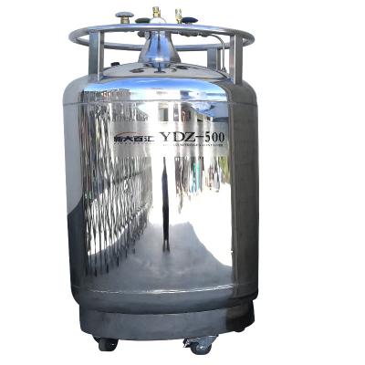 China Gray 500 Liter Self-Pressurized Cryogenic Dewar Tank for Liquid Nitrogen Distribution for sale