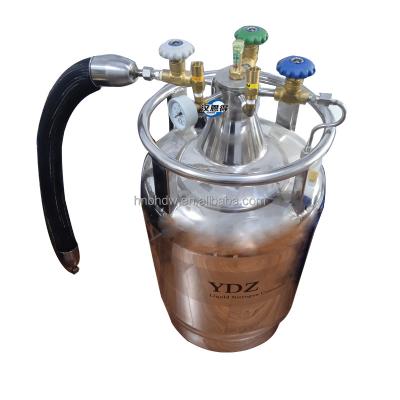 China 100L Liquid Nitrogen Freezing Tank Low Pressure Cooling Equipment for Bio Repository for sale