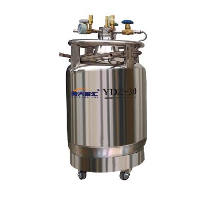 China Ydz-30l Self-pressurization Dewar Tank for Safe Liquid Nitrogen Storage and Dispensing for sale