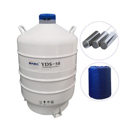 China henan cryogenic hardening Baihui 50 liter nitrogen tank series YDS-50 Nitrogen Liquid jar price for sale