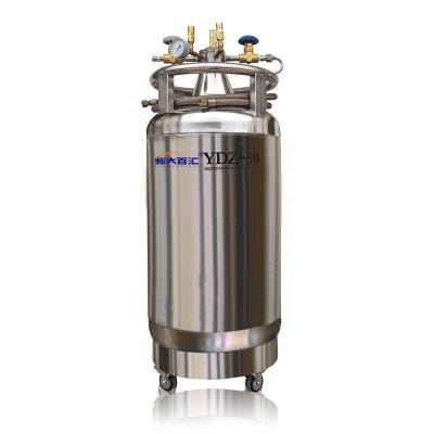 China YDZ 50 liter Liquid Nitrogen Stainless Steel Cryogenic container dewar Tank for chemical equipment distribution for sale