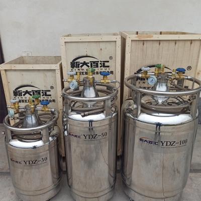 China 50L Self-Pressurized Liquid Nitrogen Filling Tank for Cryogenic Grinding of Herbs for sale