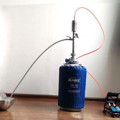 China Small Nitrogen Dispenser 2L/min Dispensing Capacity Aluminum Alloy Foot Operated Pump for sale