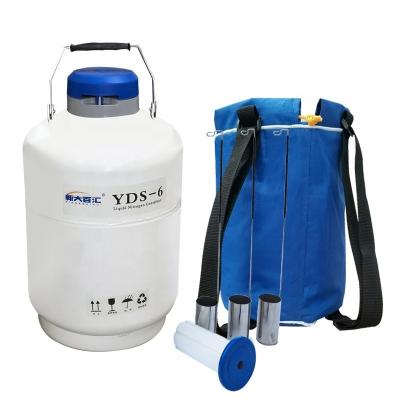 China YDS 6 Liquid Nitrogen Freezing Equipment for IVF Clinic Cells Cold Storage at Farms for sale