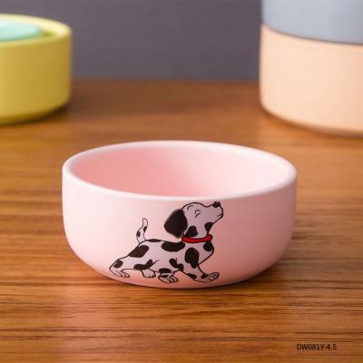 China Wholesale Small Animals Factory Ceramic Pet Bowl Terazzo Reliable Quality for sale