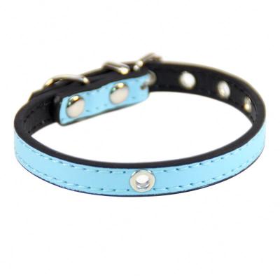 China Factory Logo Customized Wholesale Customizable Pu Leather Pet Collar Reliable Quality for sale