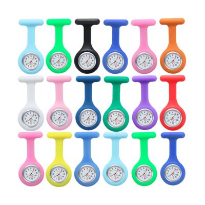 China High Quality Nurse Watch Pocket Watches Auto Date For Girls Silicone Nurse Watch Assort Colors for sale