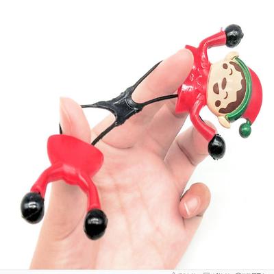 China Christmas Deoration 2022 Wholesale Novelty Wall Crawler Stretch Sticky Elf Goo Slime Toys Xmas Deoration For Kids Birthday Gift for sale