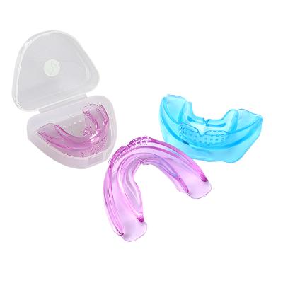 China Patch 3 Features Dental Orthodontics Sports Braces Teeth Stopper Bruxism Mouth Guard Teeth Straightener Alignment Anti Snoring Device for sale