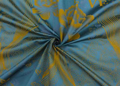 China Anti Bacteria Mattress Quilting Fabric Royal Printing Bronzing Curtain Cloth for sale