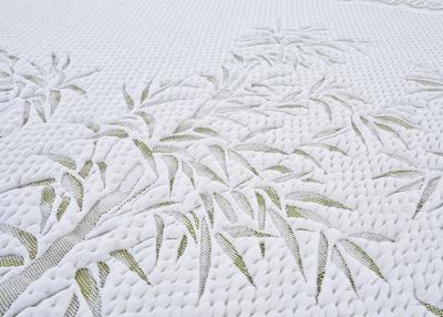 China Double Jacquard Bamboo Fiber Fabric Yarn Dyed Polyester Latex Pillow Mattress Fabric for sale