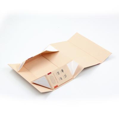 China Free Sample Biodegradable Flat Fold Cardboard Gift Box Storage Folding Foldable Packaging Paper Box for sale