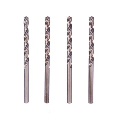 China For Metal Drilling HSS Roll Forged Shank Straight Point Angle Finished Twist Drill Bits For Metal Drilling for sale