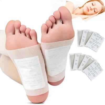 China Daily Life Private Label Relax Ginger Vinegar Organic Japanese Herbal Bamboo Detox Foot Patch Sleep Health Pads for sale