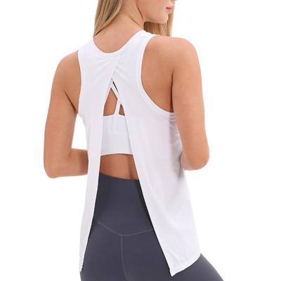 China Breathable Sports Gym Exercise Seamless Comfortable Windproof Nylon Spandex Yoga Tops Clothes Wear Custom Color for sale