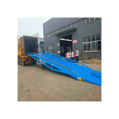 China Hotels Loading Platform Dock Yard Ramp Truck Loading Ramps Portable Hydraulic Ramps For Truck for sale