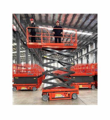 China Hotels Function Aerial Work Use Hydraulic Auto Walking Scissor Self Propelled Lift for sale