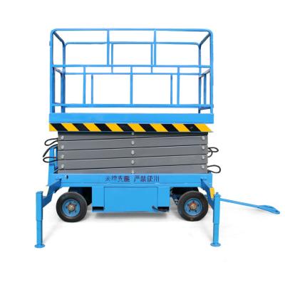 China Hot Selling Hotels Mobile Scissor Lift Platform Used For Lifting Equipment Maintenance for sale