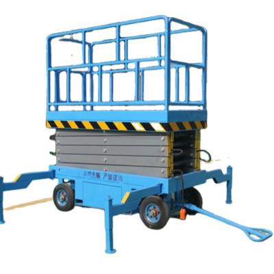 China Hotels New Arrivals 450kg Hydraulic Battery Operated Self Propelled Scissor Lift For High Altitude Maintenance And Repair for sale