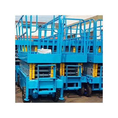 China Hotels China Factory Self Propelled Scissor Lift Driverless One Man Lift Outdoor And Indoor for sale