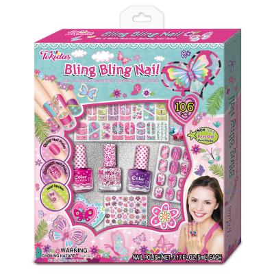 China 45% Paper Pretend Makeup For Girls Bling Bling Nail Shanghai, China Other Educational Toys, Makeup Toys for sale