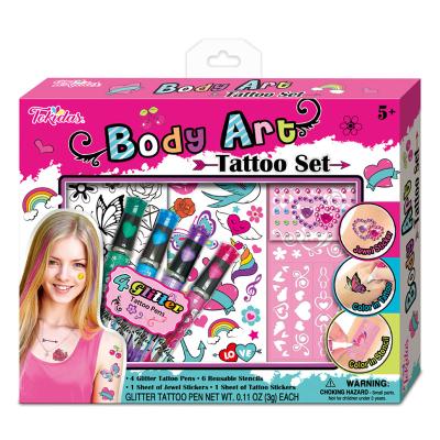 China 50% Paper Glitter D.I.Y Tattoo Fashion Makeup Toys Set Shanghai, China Other Educational Toys, Makeup Toys for sale