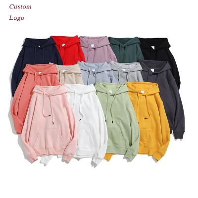 China hot sale Anti-wrinkle Drawstring Men Hoodies Wholesale Custom Logo White Embossed Hooded Pullover Premium Quality Customized Hoodies Unisex for sale