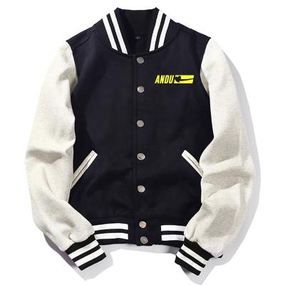 China OEM Breathable Custom Designer Logo Wholesale Baseball Jacket Unisex Coat Button Jacket for sale