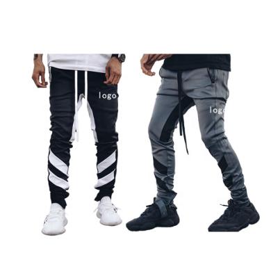 China Custom Brand LOGO Men Joggers Pants Drawstring Anti-wrinkle Pockets Casual Men's Trousers Cotton Jogging Sweatpants for sale