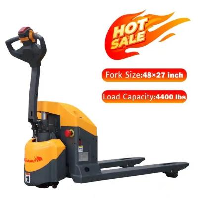 China Hotels Material Handling 1.5ton 1500kg 2ton 2000kg electric pallet truck powered electric pallet jacks warehouse truck for sale