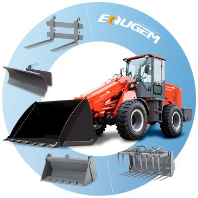 China Building Material Shops Telescopic loader Chinese 4WD 2000kg 2500kg CE Earth-Moving Construction Heavy Machine TL2500 telescopic wheel loader for sale