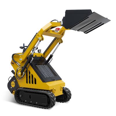 China Garment Shops Hydraulic Small wheel loader 0.35ton 0.5ton 0.75ton stump grinder attachments mini skidsteer skid steer loader for sale