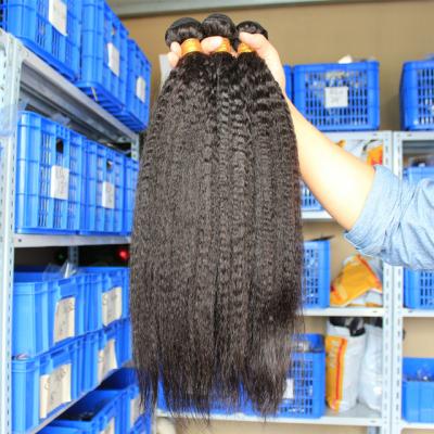 China Wholesale 7a 8a 9a 10a Brazilian Yaki Mink Hair Bundles For Cheap Color Women 100% Virgin Cuticle Aligned Hair for sale