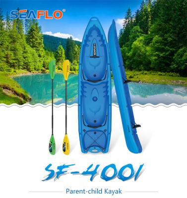 China HDPE SEAFLO Parent-Child Kayak Families Sit Top Kayak Rowing Boat for sale