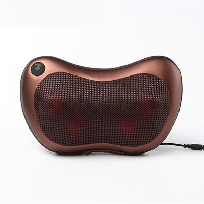 China Portable Deep Kneading Massage Pillow Shiatsu Kneading For Shoulder Leg Neck Massage Cervical Bed Pillow for sale