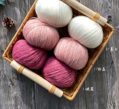 China Wholesale Yarn Eco-friendly Cotton Yarn 50g Anti-pilling Spray Dye Acrylic Sweater Scarf Hand Knitting Yarn for sale