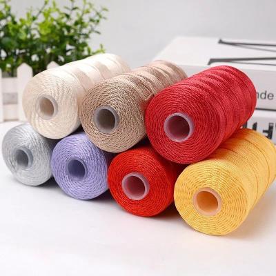 China Abrasion-Resistant 1mm PP Thread Hand Knitted Lightweight Hollow Yarn DIY Crochet Bag Hat Chair Cushion Rope for sale