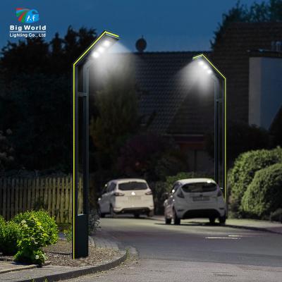 China Modern Led Solar Garden Lawn Lights Outdoor Pathway Garden Lamp Solar Led Lights Outdoor Gardening With Light Pole for sale