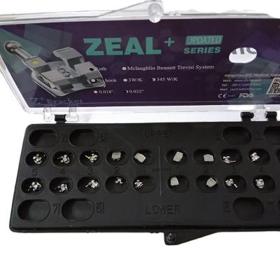 China Dentist Zeal Puls Series Brackets Orthodontic Brackets Self Ligating Bracket for sale