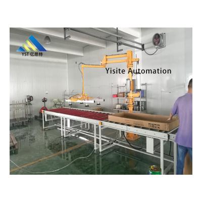 China Hotels Manipulator Air Jib Crane Industrial Manipulator For Class Glass Jib Crane Panels Tile Marble for sale