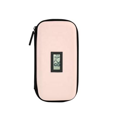 China Factory Custom Waterproof Reusable Insulin Case Diabetes Cooling Cooling Bag With Fahrenheit LCD Temperature Display for sale