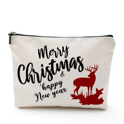 China Durable Portable Christmas Travel Cosmetic Make Up Bag Colorful Toiletry Bag for sale