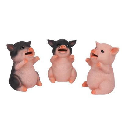 China Wholesale Decoration/Gift/Souvenir Custom7.5 Inch Cqg001 - Big Money Material Coin Shape Pig Polyresin Piggy Bank for sale